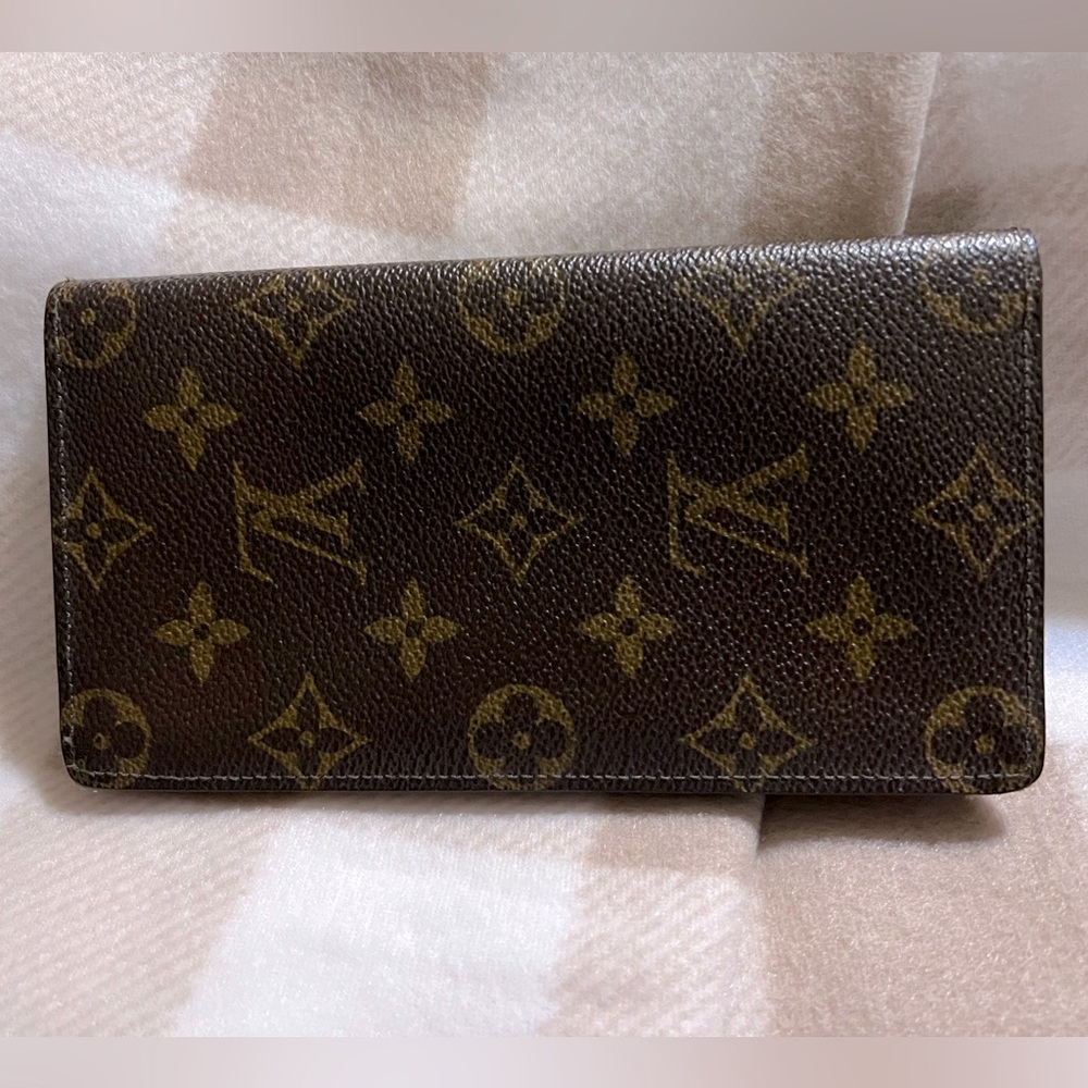 Louis Vuitton Monogram Porto Carte Credit Bifold Long Wallet -